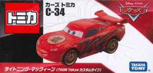 TD Disney Cars Tomica C-34 Lightning McQueen