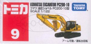 TD Tomica BX009 Komatsu Excavator Type PC200-10