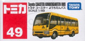 TD Tomica BX049 Toyota Coaster Kindergarten Bus