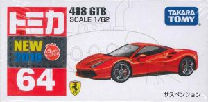 TD Tomica BX064 New Ferrari 488 GTB