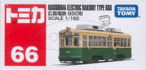 TD Tomica BX066 Hiroshima Electroic Railway Type 650