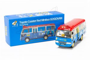 Tiny城市合金車仔-豐田Coaster紅色小巴(GOGOVAN)