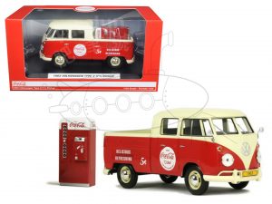 VH Coke Diecast 1:24 1963 VW T1 Pickup w/ Vending Machine