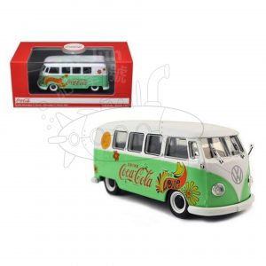 VH Coke Diecast 1:43 1959 VW T1 Samba Bus Flower (Green)